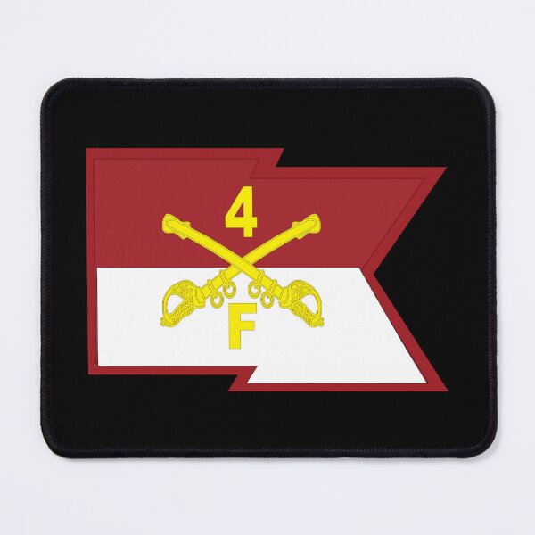 Item preview, F Troop, 4th Cavalry Regiment - Guidon - Waving Straight X 300 designed and sold by Military Insignia Products.