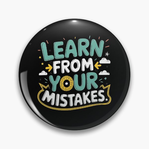 Item preview, Title: Learn from Your Mistakes Inspirational Quote designed and sold by love3617.