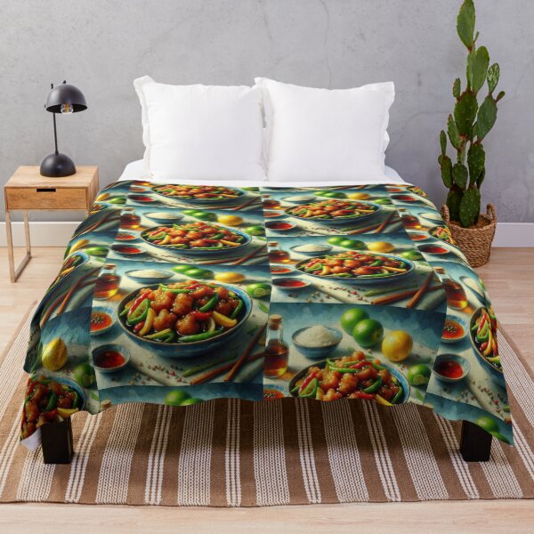 Item preview, Sweet and Sour Pork Impressionism Art Style designed and sold by artofuniverse.