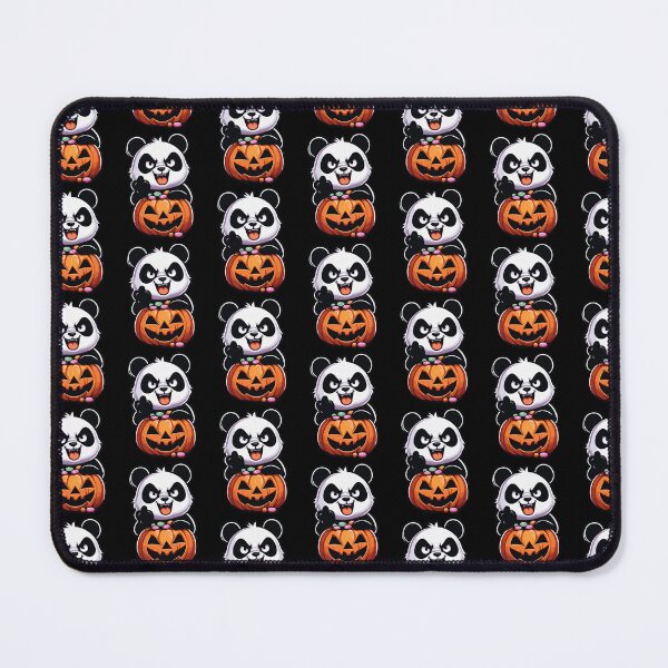 Item preview, Sarcastic Halloween Panda with Candy Pumpkin - Funny Halloween Design designed and sold by Tw1nsAIArt.
