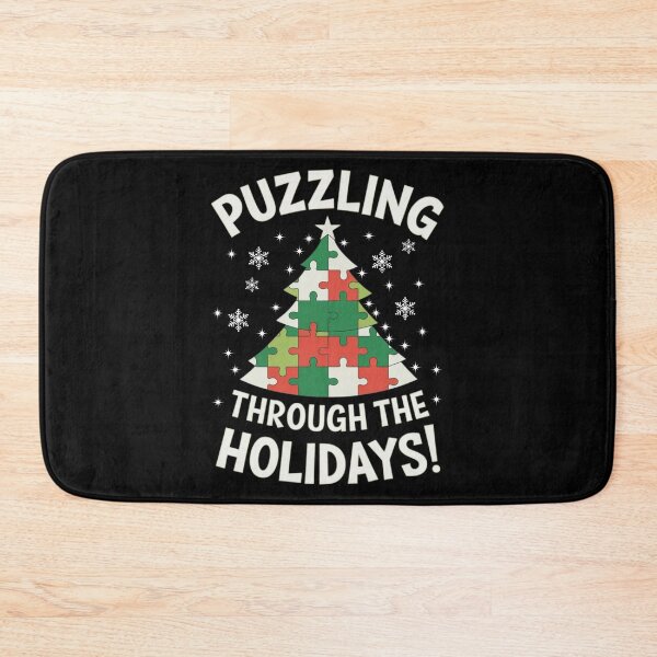 Item preview, Festive Puzzle Design for Holiday and Winter Puzzle Lovers designed and sold by BunBuntheDog-.