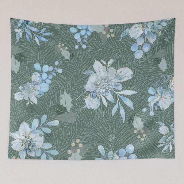 Item preview, Frosty Floral designed and sold by TurquoiseBird.