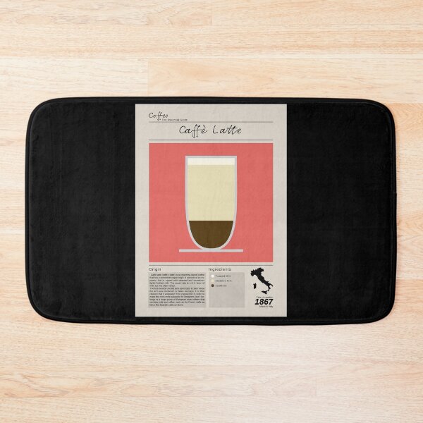 Item preview, Coffee Essential Guide Caffè Latte designed and sold by My Digital Mind.