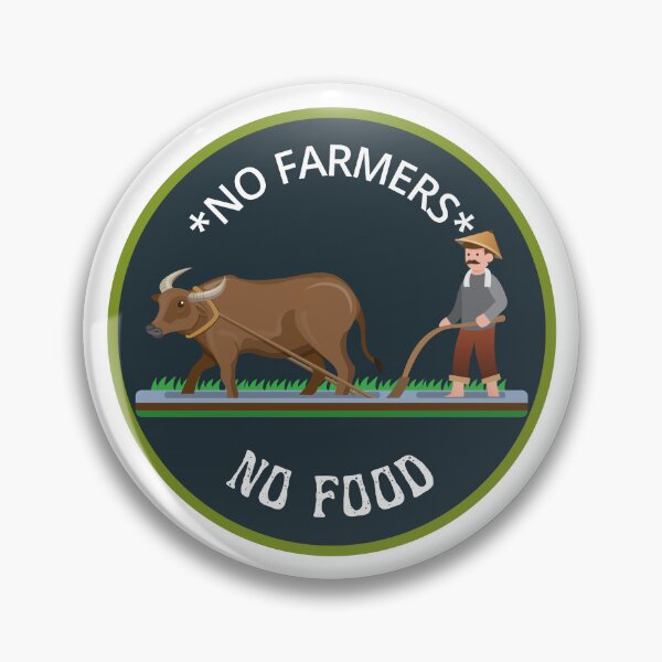 Item preview, No Farmers, No Future designed and sold by ZapStickers.