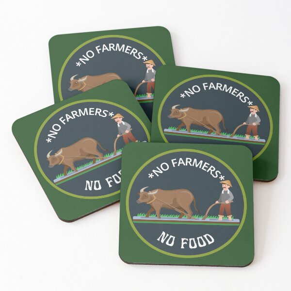 Item preview, No Farmers, No Future designed and sold by ZapStickers.
