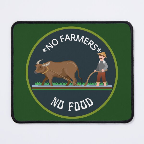 Item preview, No Farmers, No Future designed and sold by ZapStickers.