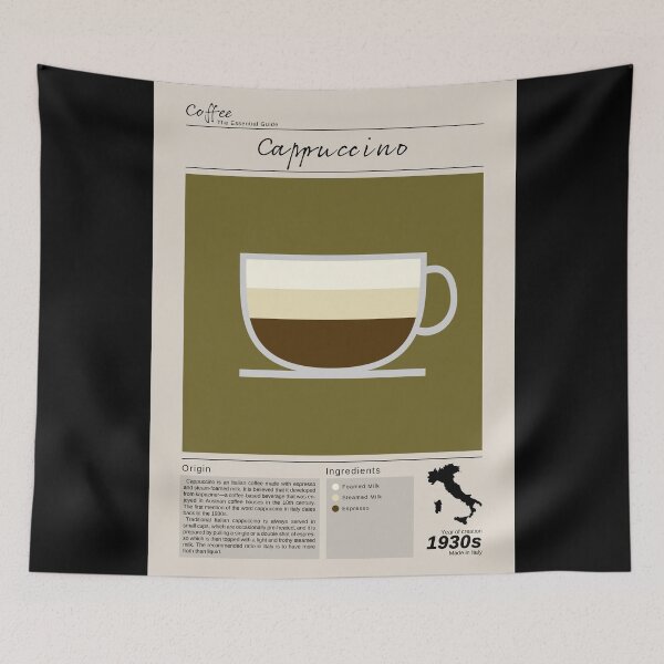 Item preview, Coffee Essential Guide Cappuccino designed and sold by My Digital Mind.