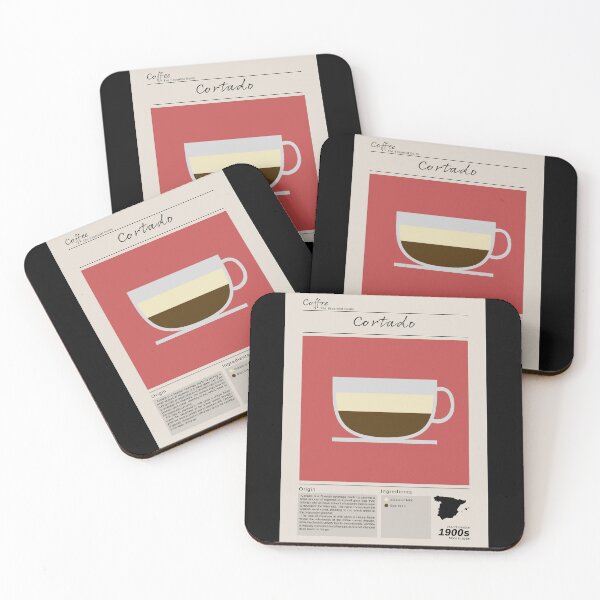 Item preview, Coffee Essential Guide Cortado designed and sold by My Digital Mind.