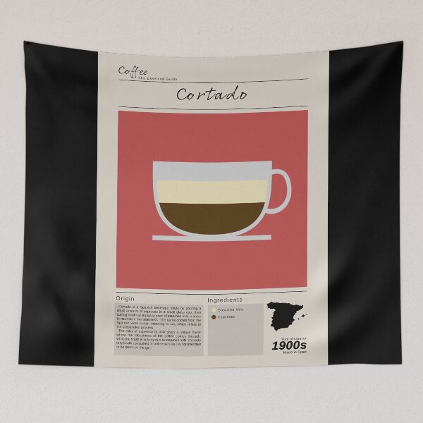 Item preview, Coffee Essential Guide Cortado designed and sold by My Digital Mind.