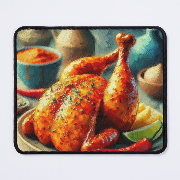 Item preview, Piri Piri Chicken Impressionism Art Style designed and sold by artofuniverse.