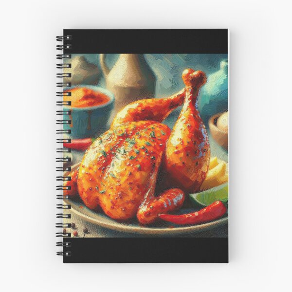 Item preview, Piri Piri Chicken Impressionism Art Style designed and sold by artofuniverse.
