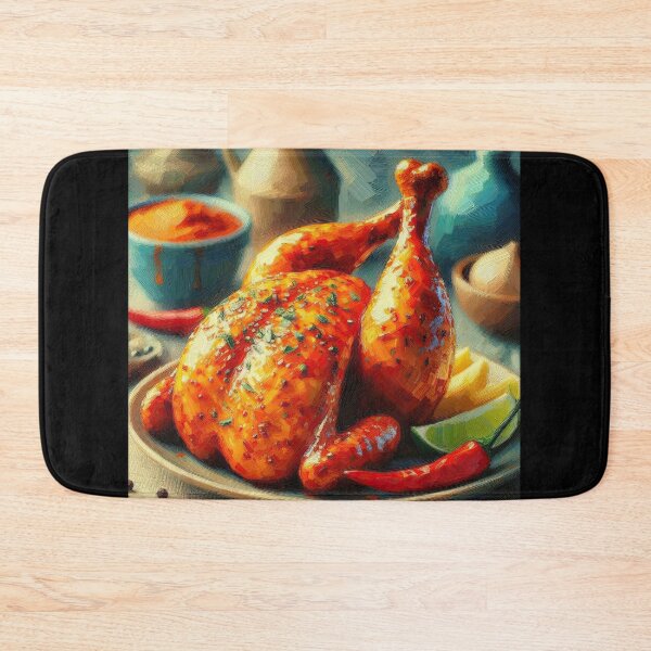 Item preview, Piri Piri Chicken Impressionism Art Style designed and sold by artofuniverse.