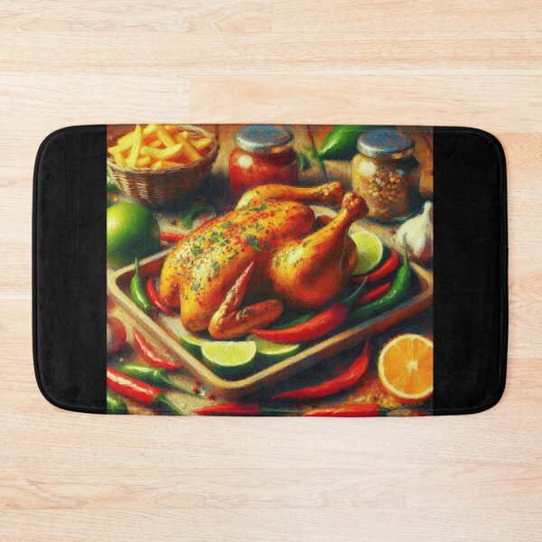 Item preview, Piri Piri Chicken Impressionism Art Style designed and sold by artofuniverse.