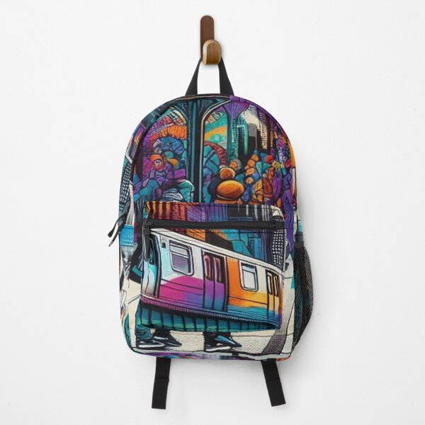 Item preview, vibrant city life depiction designed and sold by Dominika Farkašová.