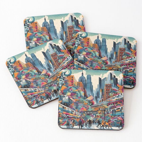 Item preview, iconic city elements illustration designed and sold by Dominika Farkašová.