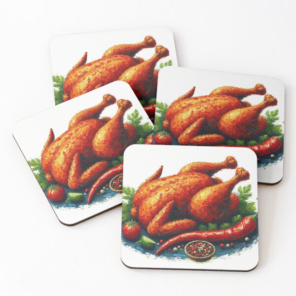 Item preview, Piri Piri Chicken Impressionism Art Style designed and sold by artofuniverse.