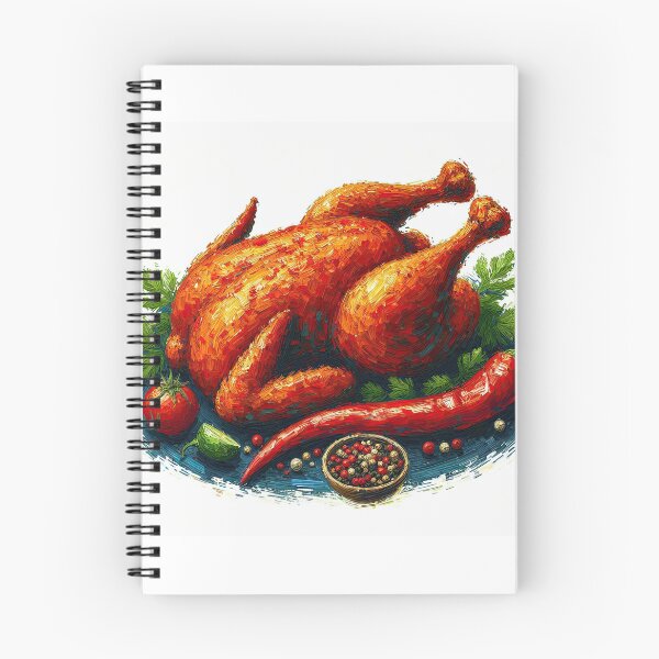 Item preview, Piri Piri Chicken Impressionism Art Style designed and sold by artofuniverse.