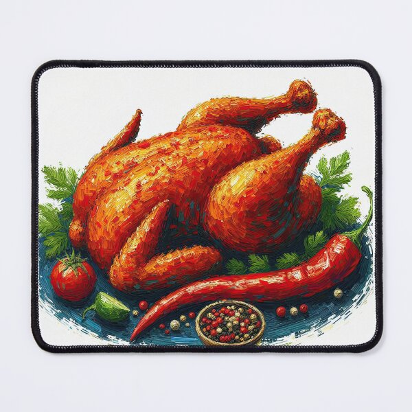 Item preview, Piri Piri Chicken Impressionism Art Style designed and sold by artofuniverse.
