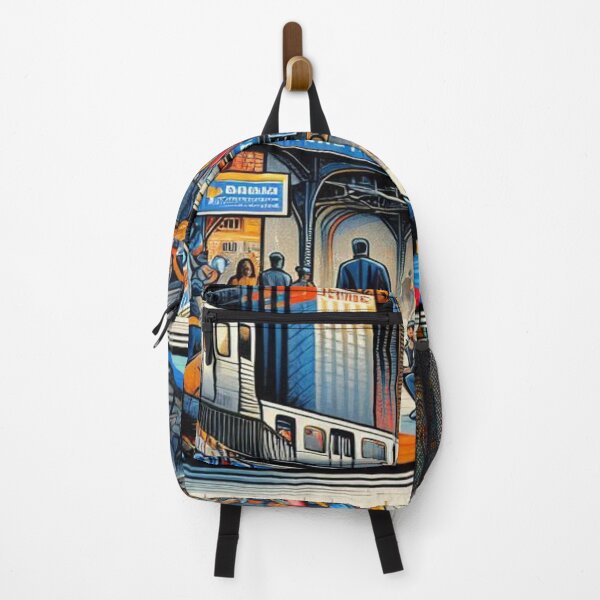 Item preview, skyscrapers and subway scenes designed and sold by Dominika Farkašová.