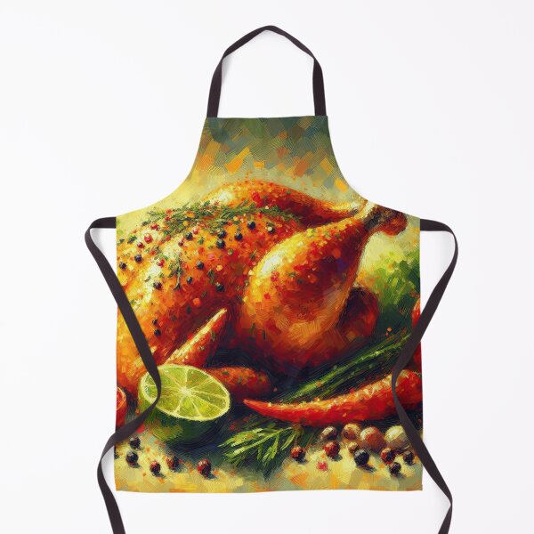Item preview, Piri Piri Chicken Impressionism Art Style designed and sold by artofuniverse.
