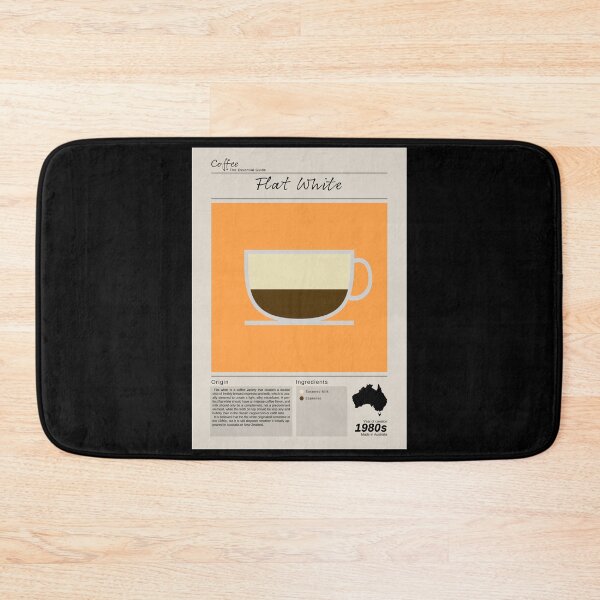 Item preview, Coffee Essential Guide Flat White designed and sold by My Digital Mind.