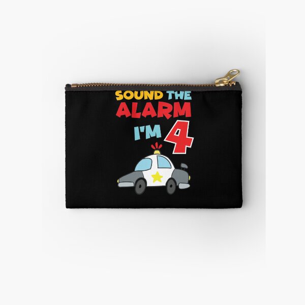 Item preview, Sound The Alarm I'm 4 -  Officer Birthday Boy designed and sold by fatamyfan1.