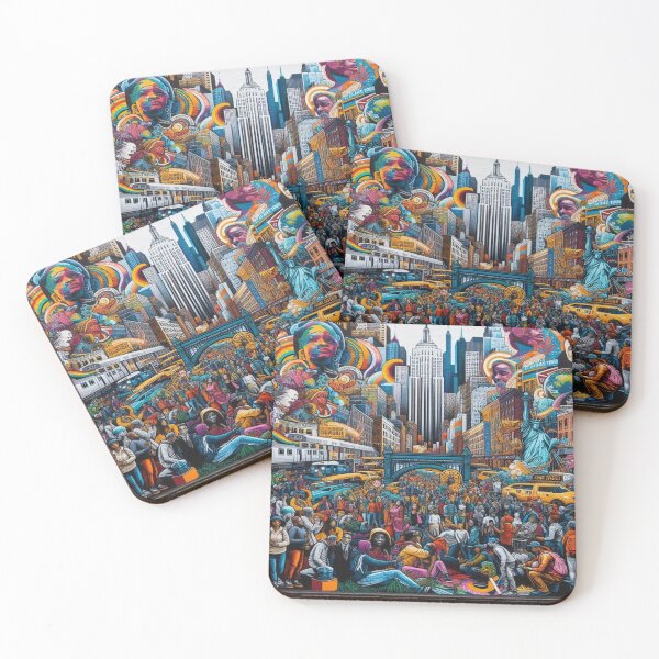 Item preview, visual narrative of city life designed and sold by Dominika Farkašová.