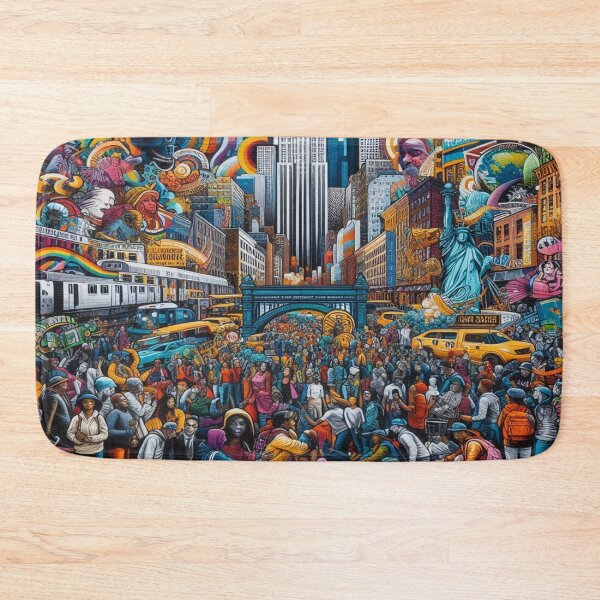 Item preview, visual narrative of city life designed and sold by Dominika Farkašová.