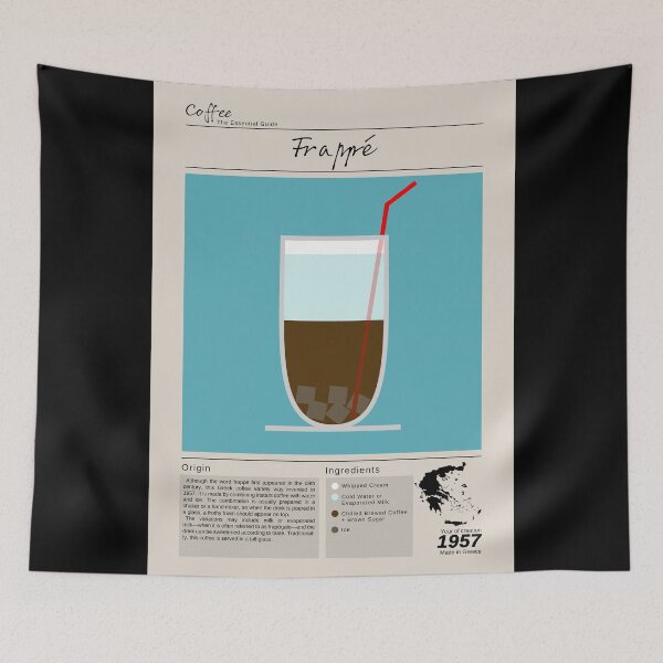 Item preview, Coffee Essential Guide Frappé designed and sold by My Digital Mind.