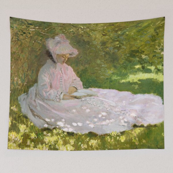 Item preview, Claude Monet, Springtime - Premium Reproduction - Museum-Grade Archival Matte Print designed and sold by Artistic Gift Print.