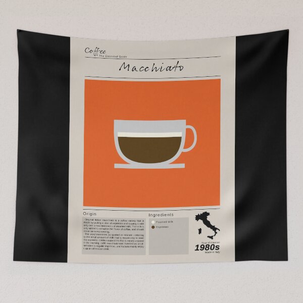 Item preview, Coffee Essential Guide Macchiato designed and sold by My Digital Mind.