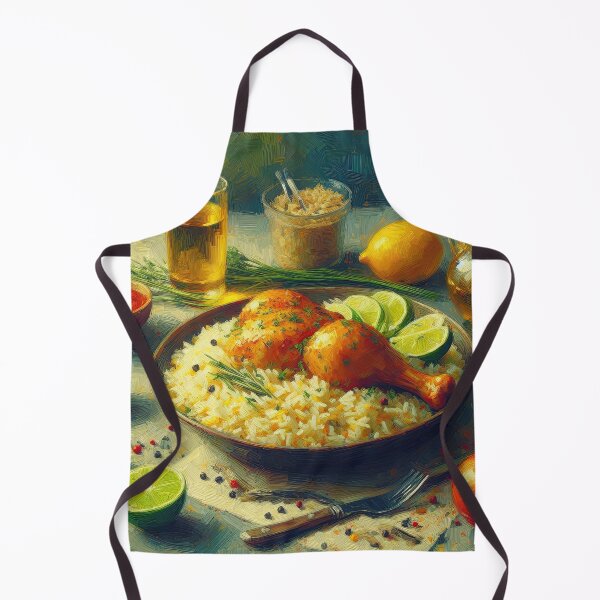 Item preview, Arroz con Pollo Estilo Impresionista designed and sold by artofuniverse.