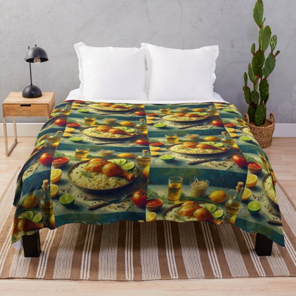 Item preview, Arroz con Pollo Estilo Impresionista designed and sold by artofuniverse.