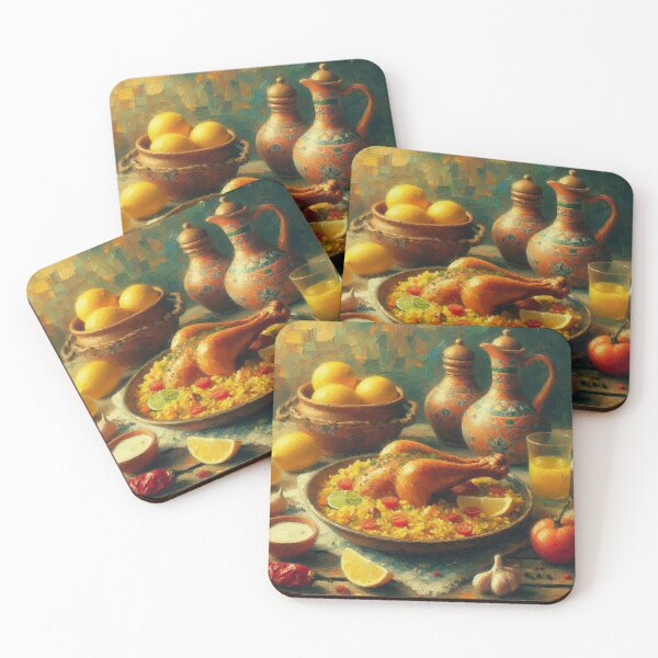 Item preview, Arroz con Pollo Estilo Impresionista designed and sold by artofuniverse.