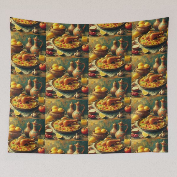 Item preview, Arroz con Pollo Estilo Impresionista designed and sold by artofuniverse.