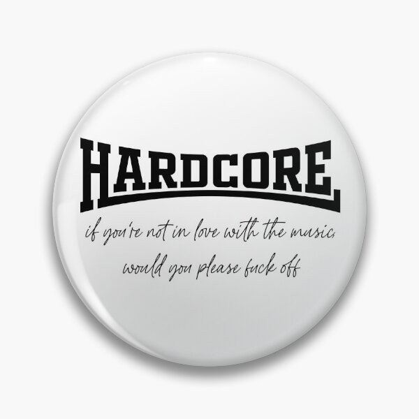 Item preview, Hardcore with a message (Black) designed and sold by StayAwakeGrphx.
