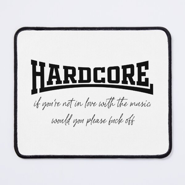 Item preview, Hardcore with a message (Black) designed and sold by StayAwakeGrphx.
