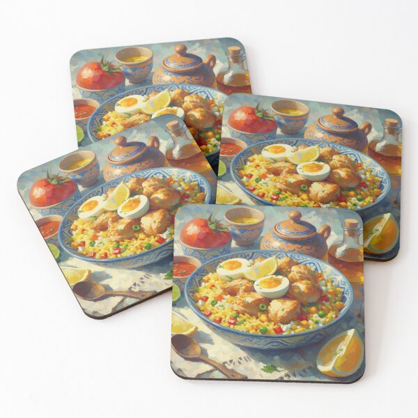 Item preview, Arroz con Pollo Estilo Impresionista designed and sold by artofuniverse.