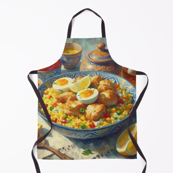 Item preview, Arroz con Pollo Estilo Impresionista designed and sold by artofuniverse.