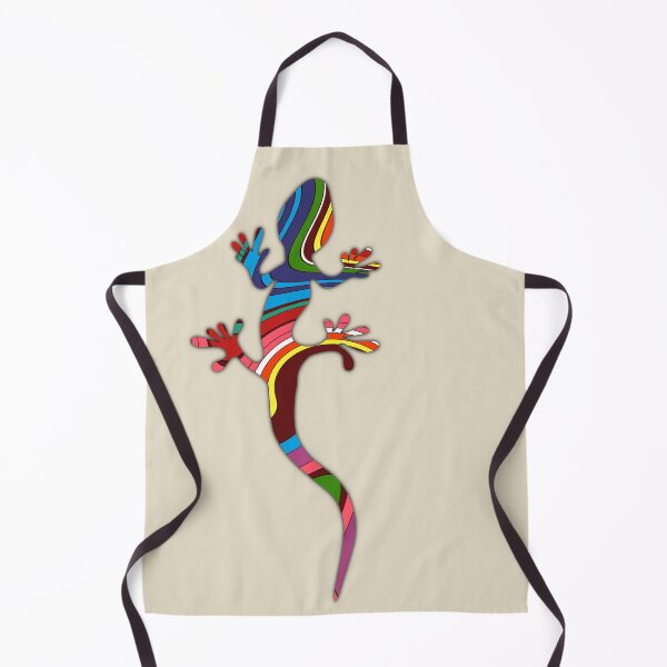 Item preview, Gecko lizard ethnic sign in modern abstract design designed and sold by mikistudio.