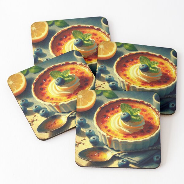 Item preview, Crème Brûlée Impressionism Art Style designed and sold by artofuniverse.