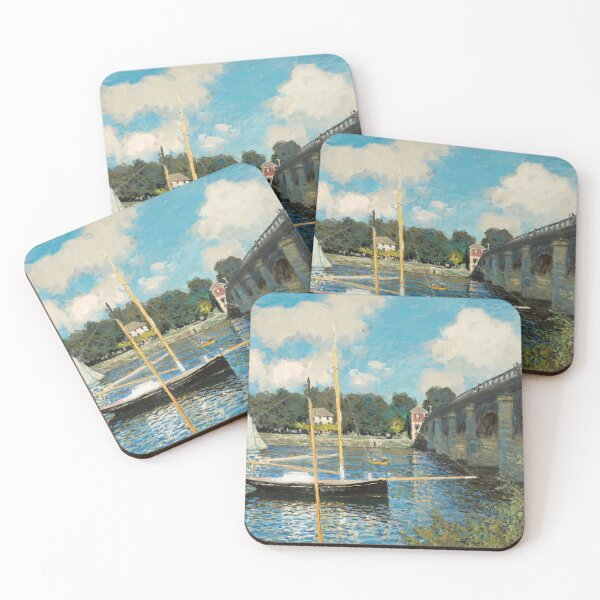 Item preview, Claude Monet The Bridge at Argenteuil - Museum-Grade Archival Matte Print designed and sold by Artistic Gift Print.