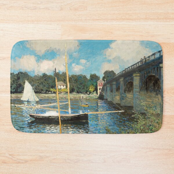 Item preview, Claude Monet The Bridge at Argenteuil - Museum-Grade Archival Matte Print designed and sold by Artistic Gift Print.