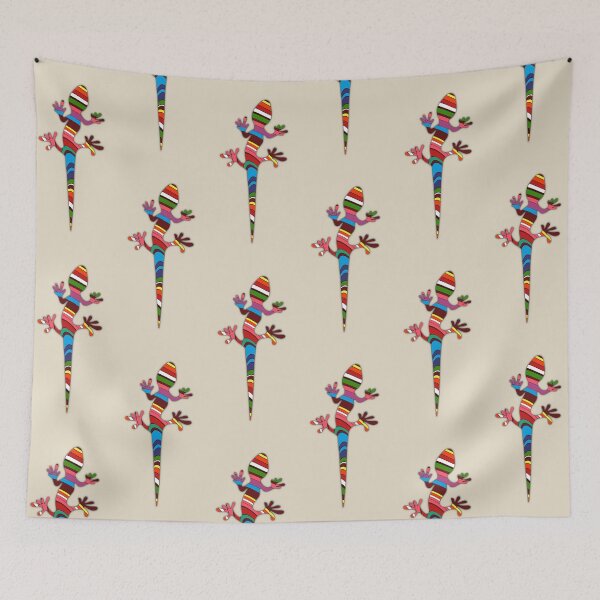 Item preview, Gecko lizard ethnic sign in modern abstract design designed and sold by mikistudio.