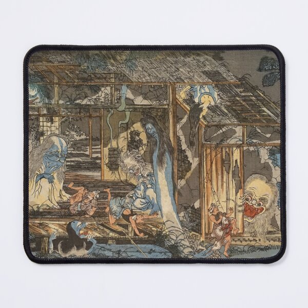 Item preview, One Hundred Ghost Stories (Haunted House by Hayashiya Shozo) by Utagawa Kuniyoshi designed and sold by Hellisotherppl.