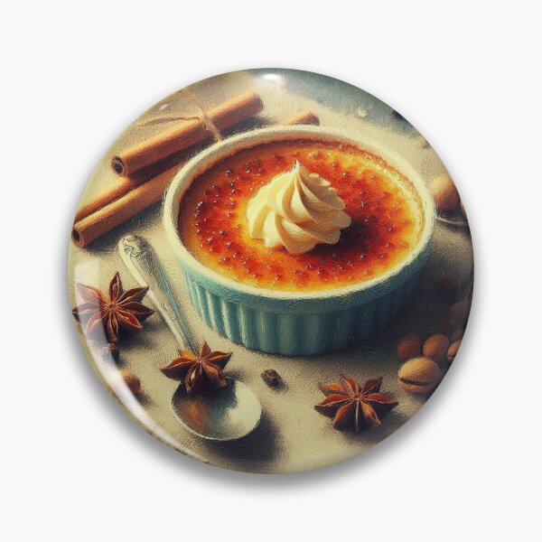 Item preview, Crème Brûlée Impressionism Art Style designed and sold by artofuniverse.