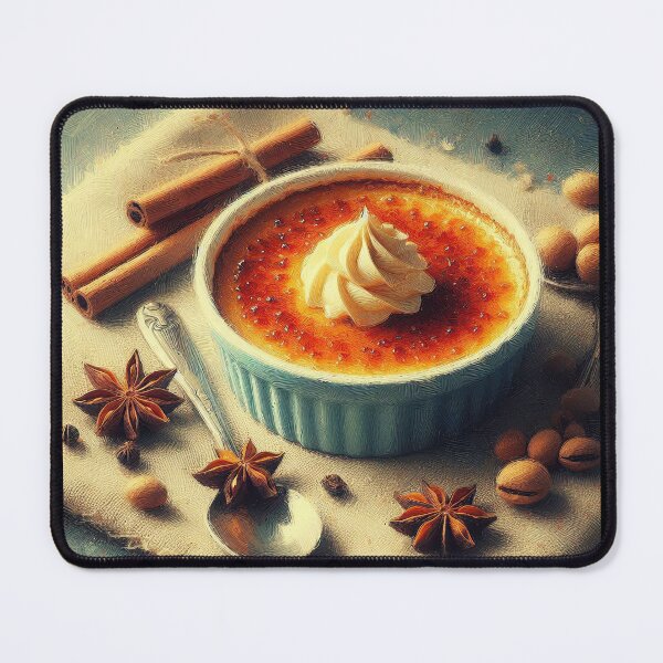 Item preview, Crème Brûlée Impressionism Art Style designed and sold by artofuniverse.