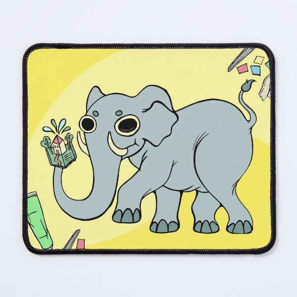Item preview, Elephant Holding Book designed and sold by Jacqostermann.