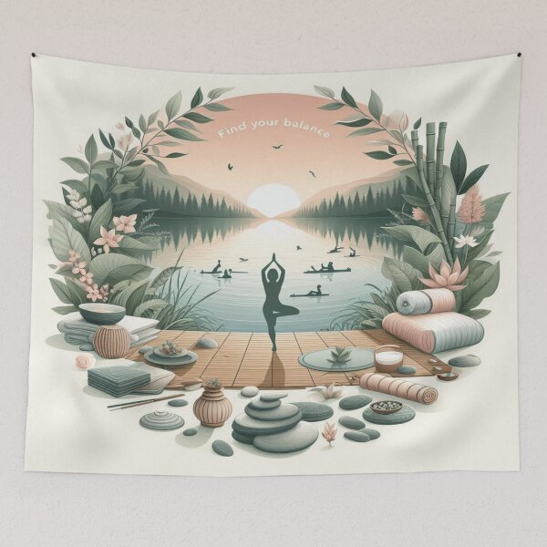 Item preview, serene natural environment illustration designed and sold by Dominika Farkašová.