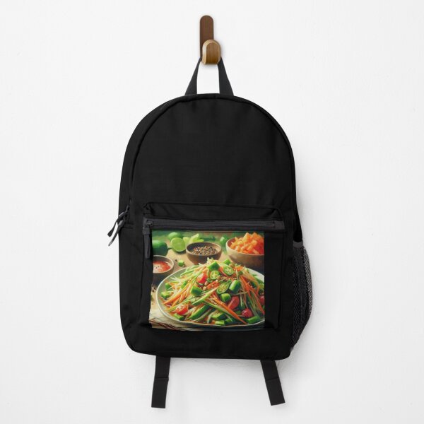 Item preview, Green Papaya Salad Impressionism Art Style designed and sold by artofuniverse.